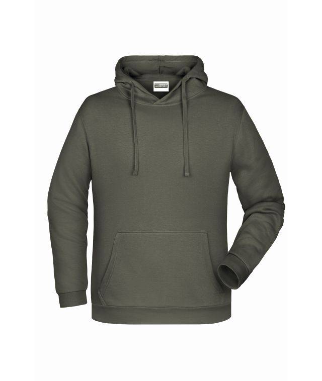 Promo Hoody Man Klassisches Kapuzensweat grau, Gr. XL