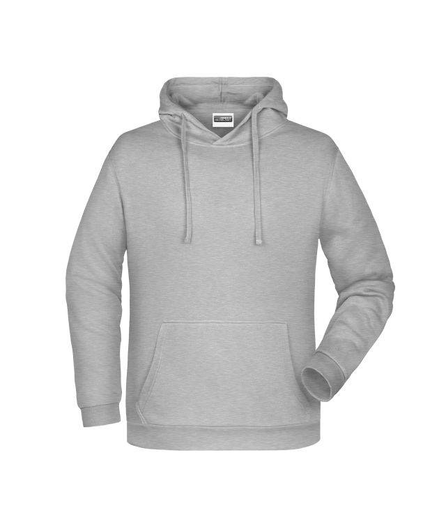 Promo Hoody Man Klassisches Kapuzensweat grau, Gr. 5XL