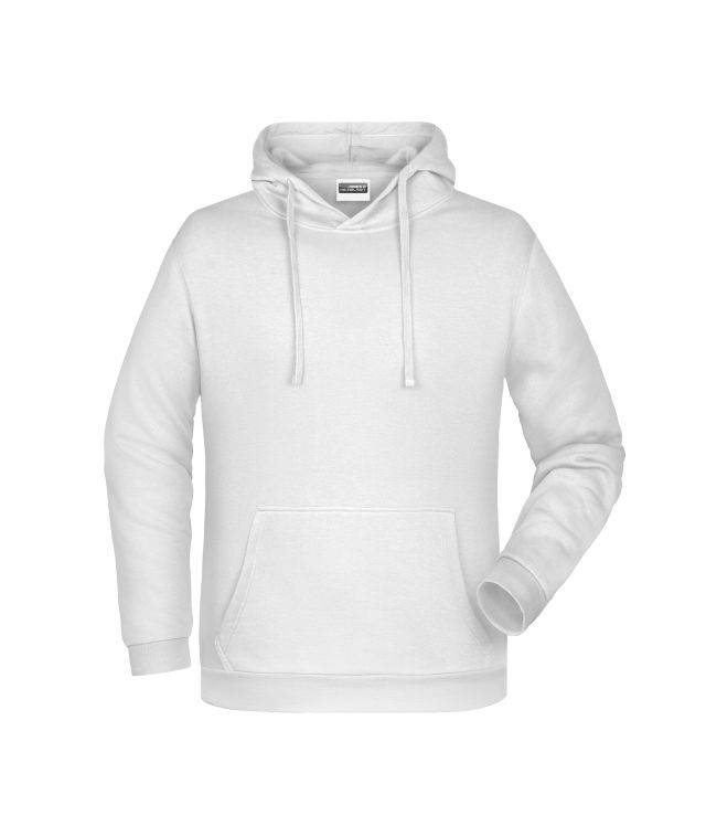 Promo Hoody Man Klassisches Kapuzensweat weiß, Gr. XXL