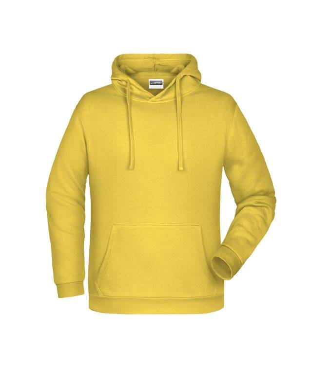Promo Hoody Man Klassisches Kapuzensweat gelb, Gr. S
