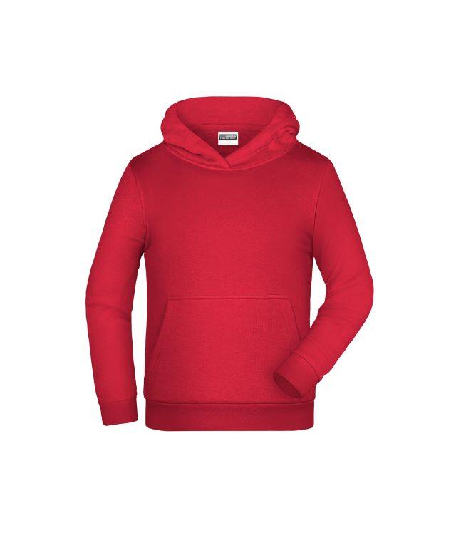 Promo Hoody Children Klassisches Kapuzensweat für Kinder rot, Gr. M