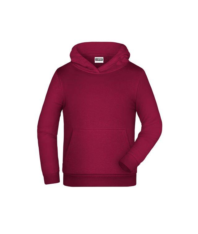 Promo Hoody Children Klassisches Kapuzensweat für Kinder rot/weinrot, Gr. XL