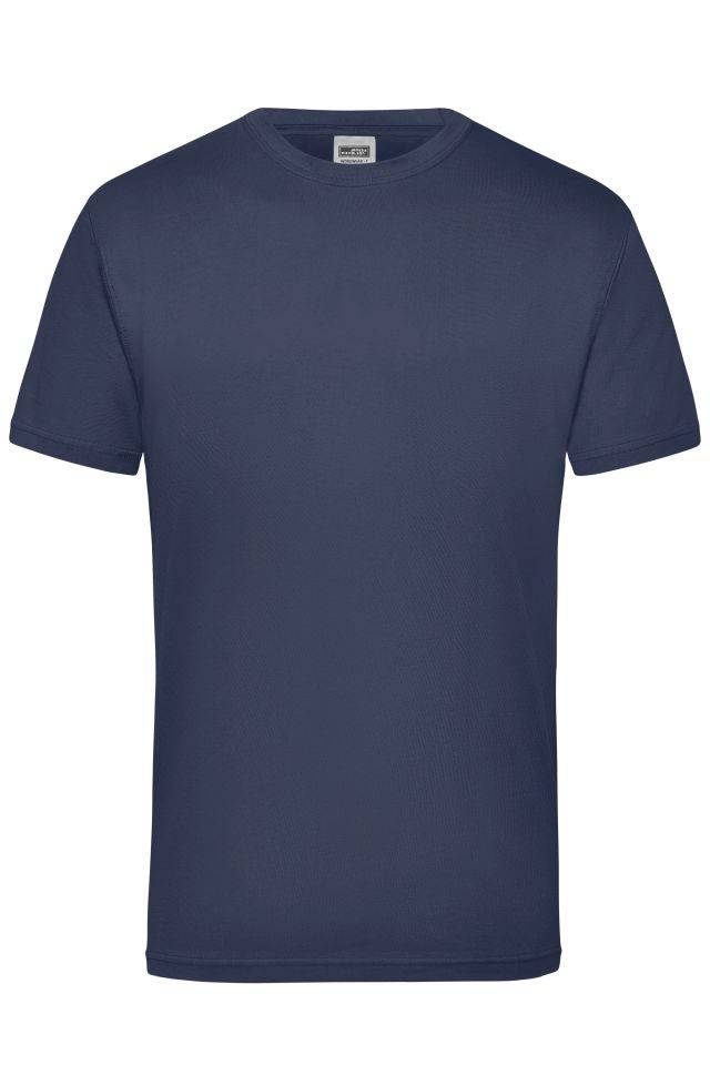 Workwear-T Men Strapazierfähiges klassisches T-Shirt blau, Gr. M