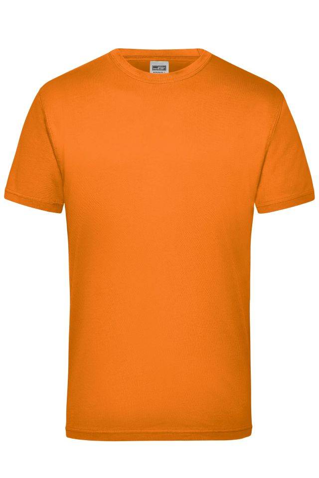 Workwear-T Men Strapazierfähiges klassisches T-Shirt orange, Gr. L