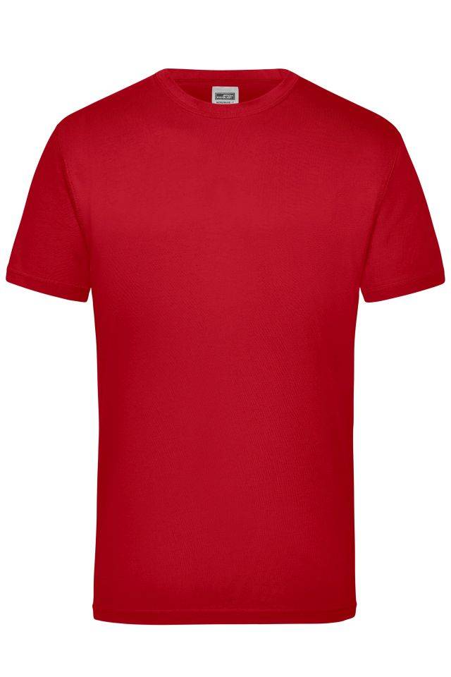 Workwear-T Men Strapazierfähiges klassisches T-Shirt rot, Gr. 6XL
