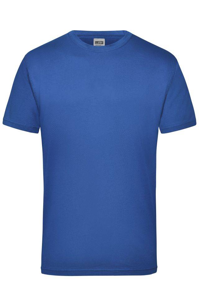 Workwear-T Men Strapazierfähiges klassisches T-Shirt blau, Gr. L