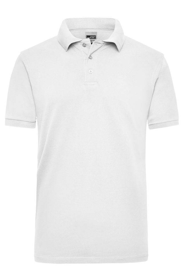 Workwear Polo Men Strapazierfähiges klassisches Poloshirt weiß, Gr. M