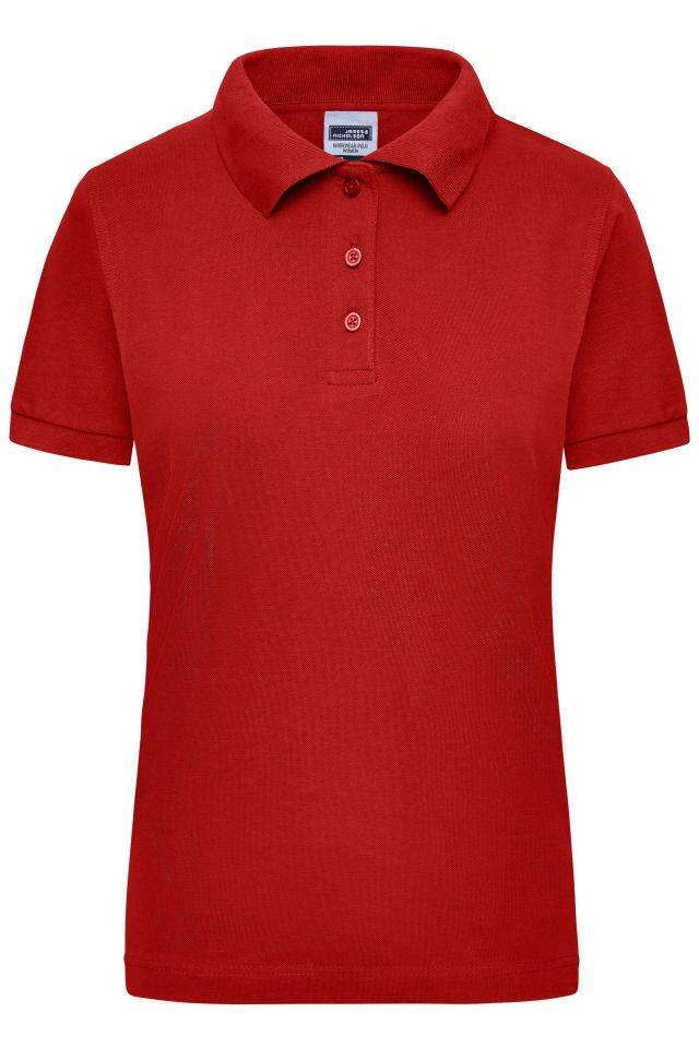 Workwear Polo Women Strapazierfähiges klassisches Poloshirt rot, Gr. XXL