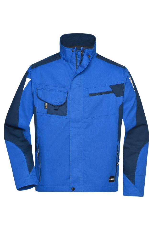 Workwear Jacket - STRONG - Professionelle Jacke mit hochwertiger Ausstattung blau, Gr. XXL