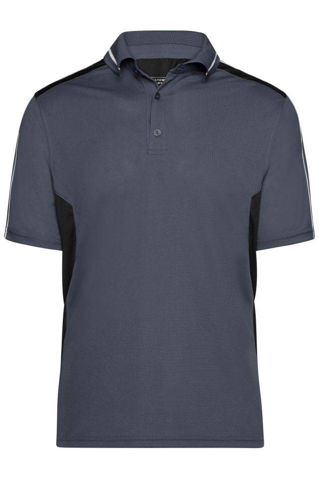 Craftsmen Poloshirt - STRONG - Funktions Polo schwarz/grau, Gr. XXL