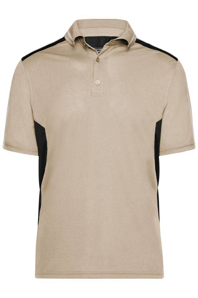 Craftsmen Poloshirt - STRONG - Funktions Polo schwarz/braun/grau, Gr. 3XL