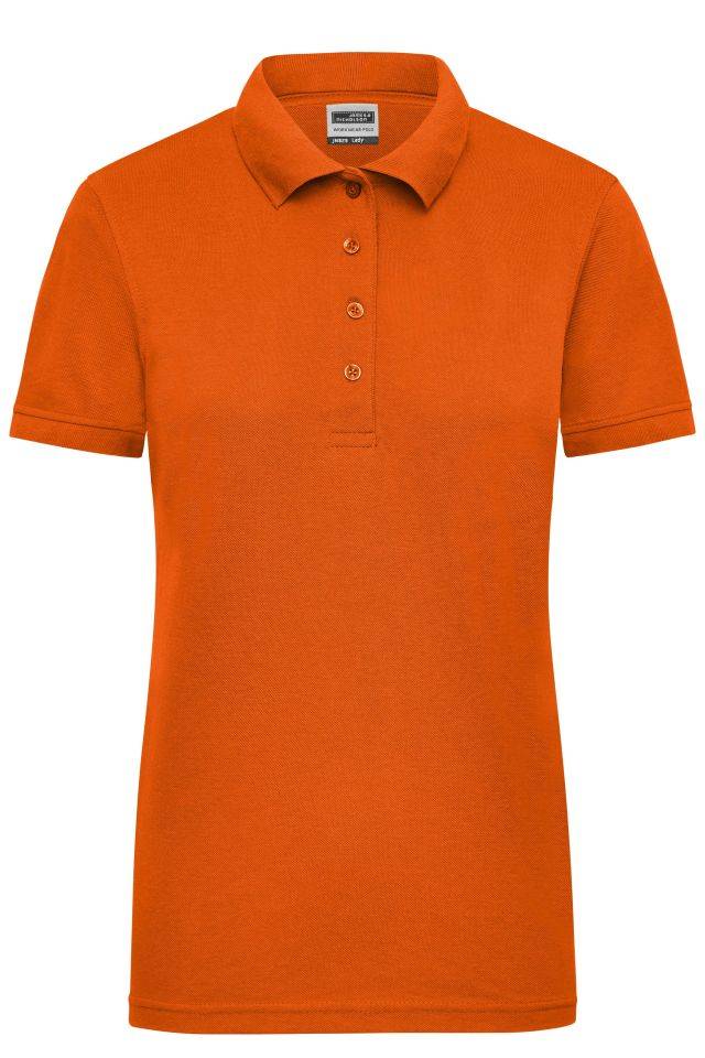 Ladies' Workwear Polo Pflegeleichtes und strapazierfähiges Polo orange, Gr. M
