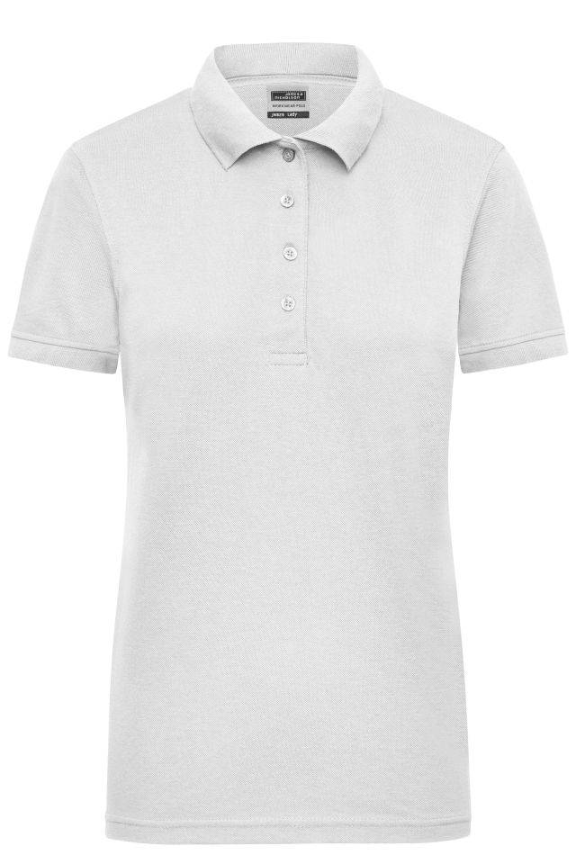 Ladies' Workwear Polo Pflegeleichtes und strapazierfähiges Polo weiß, Gr. S