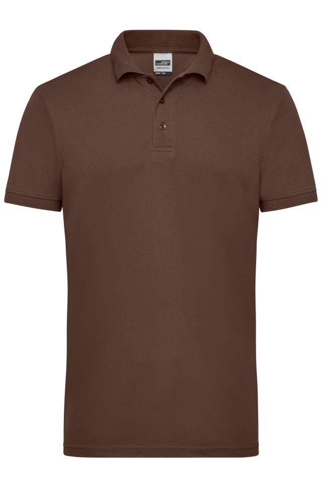 Men's Workwear Polo Pflegeleichtes und strapazierfähiges Polo braun, Gr. XXL
