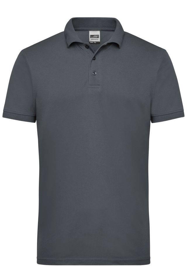 Men's Workwear Polo Pflegeleichtes und strapazierfähiges Polo grau, Gr. S