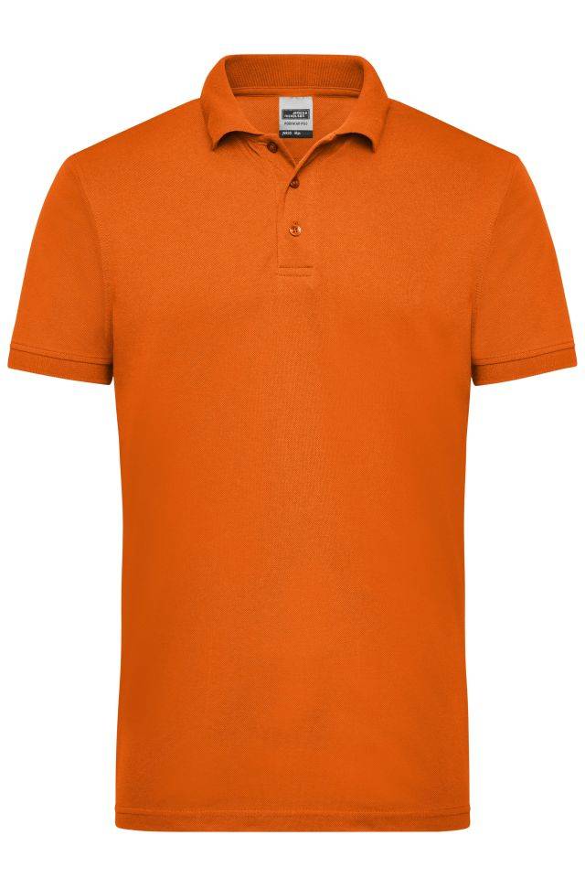 Men's Workwear Polo Pflegeleichtes und strapazierfähiges Polo orange, Gr. 4XL