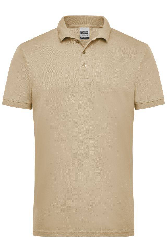 Men's Workwear Polo Pflegeleichtes und strapazierfähiges Polo braun/grau, Gr. XL