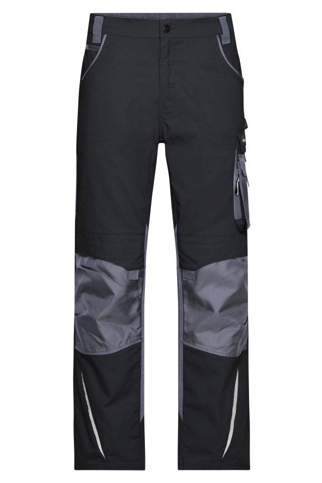 Workwear Pants - STRONG - Spezialisierte Arbeitshose mit funktionellen Details schwarz/grau, Gr. 94