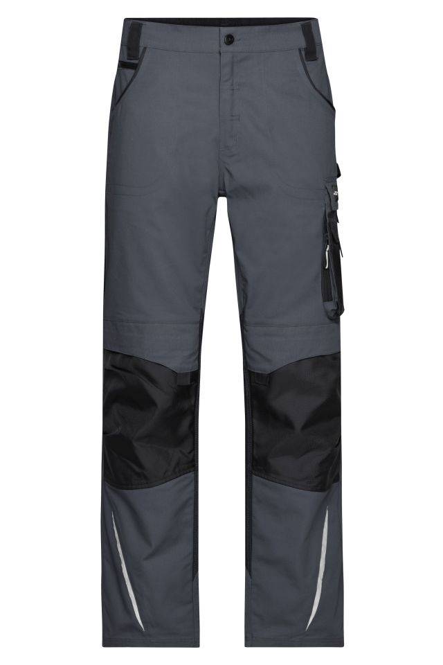 Workwear Pants - STRONG - Spezialisierte Arbeitshose mit funktionellen Details schwarz/grau, Gr. 60