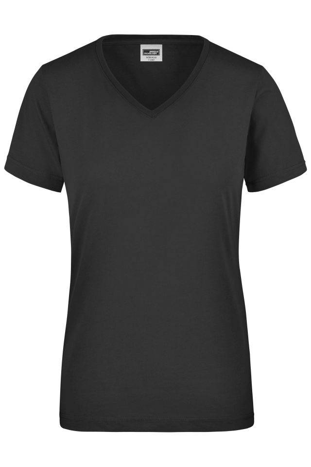 Ladies' Workwear T-Shirt Strapazierfähiges und pflegeleichtes T-Shirt schwarz, Gr. 3XL
