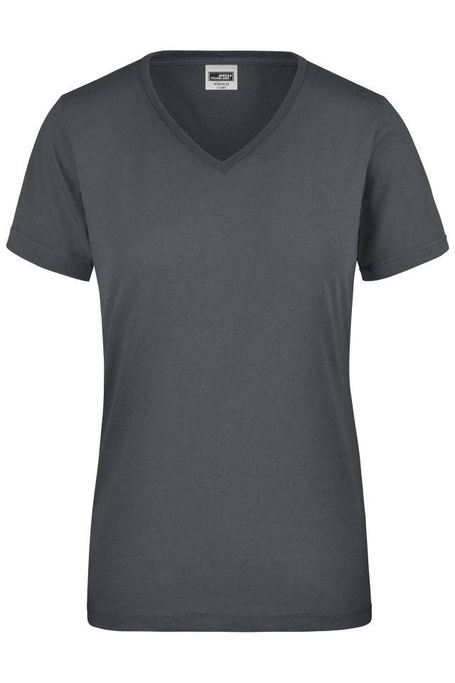 Ladies' Workwear T-Shirt Strapazierfähiges und pflegeleichtes T-Shirt grau, Gr. L