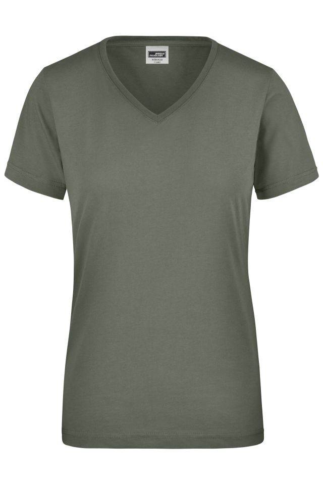 Ladies' Workwear T-Shirt Strapazierfähiges und pflegeleichtes T-Shirt grau, Gr. XL