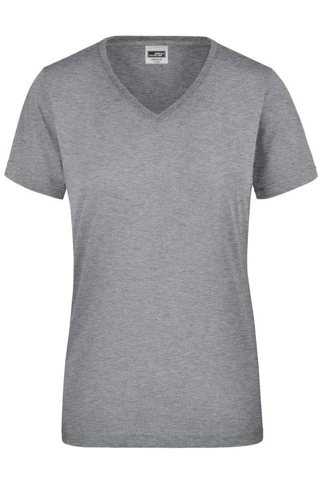 Ladies' Workwear T-Shirt Strapazierfähiges und pflegeleichtes T-Shirt grau, Gr. XL