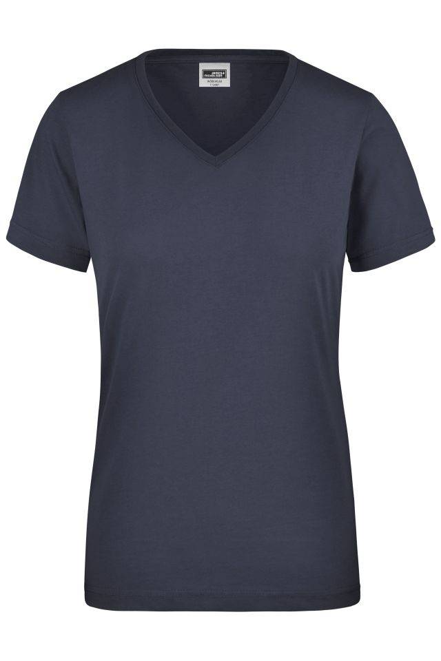 Ladies' Workwear T-Shirt Strapazierfähiges und pflegeleichtes T-Shirt blau, Gr. 4XL