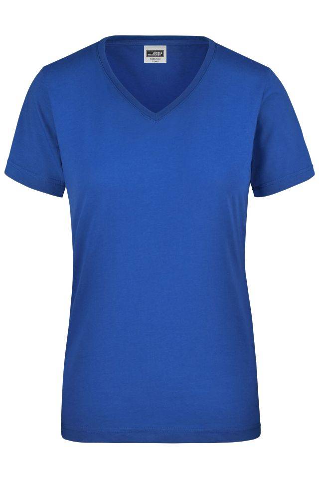 Ladies' Workwear T-Shirt Strapazierfähiges und pflegeleichtes T-Shirt blau, Gr. XS