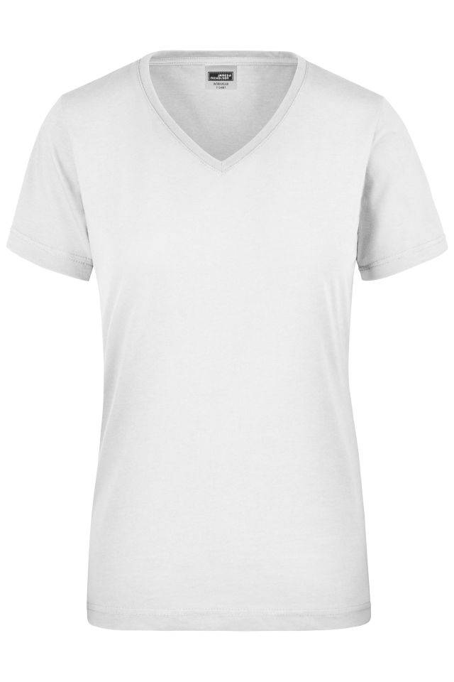 Ladies' Workwear T-Shirt Strapazierfähiges und pflegeleichtes T-Shirt weiß, Gr. S
