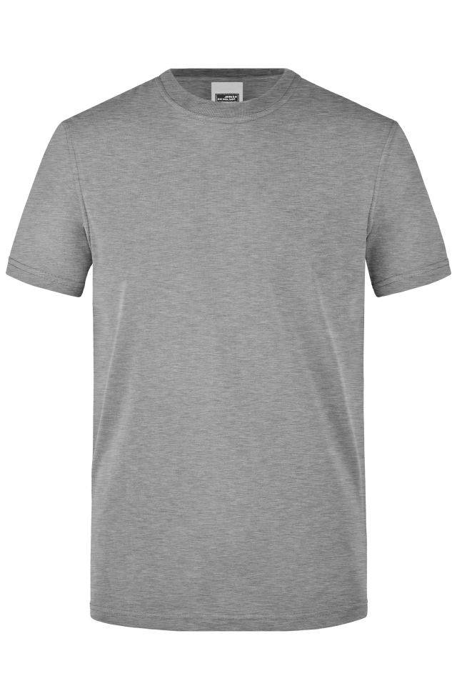Men's Workwear T-Shirt Strapazierfähiges und pflegeleichtes T-Shirt grau, Gr. XXL