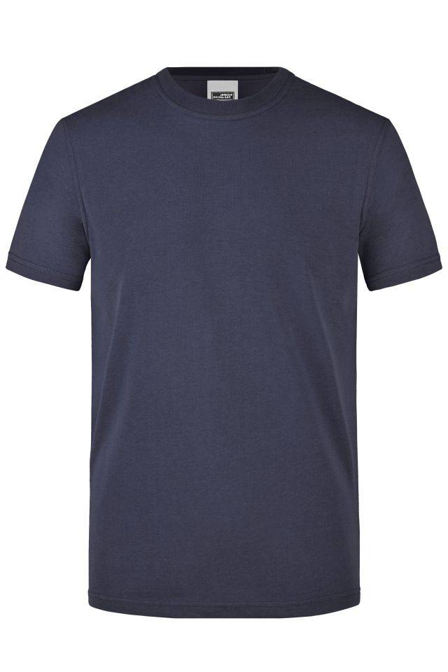 Men's Workwear T-Shirt Strapazierfähiges und pflegeleichtes T-Shirt blau, Gr. 4XL