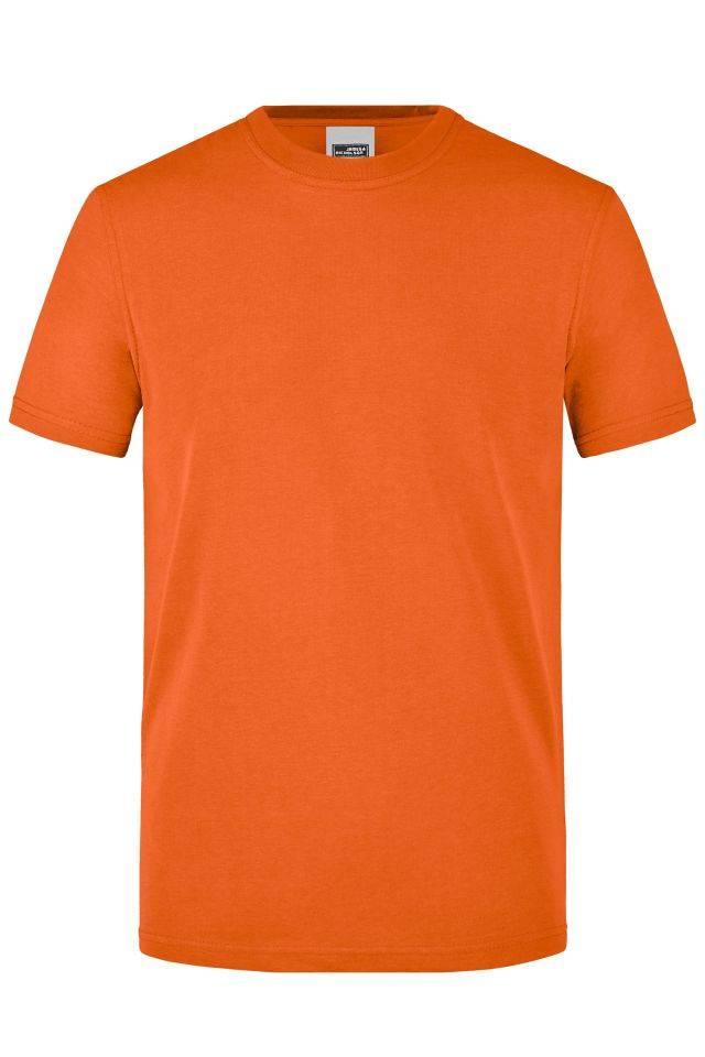 Men's Workwear T-Shirt Strapazierfähiges und pflegeleichtes T-Shirt orange, Gr. XXL
