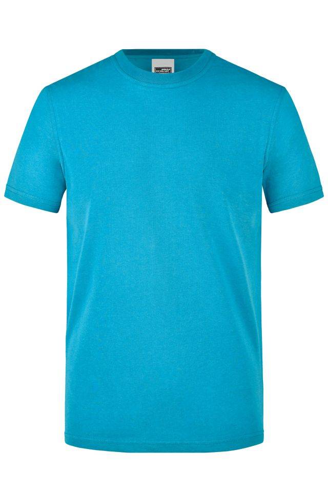 Men's Workwear T-Shirt Strapazierfähiges und pflegeleichtes T-Shirt blau, Gr. L