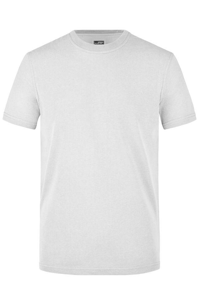 Men's Workwear T-Shirt Strapazierfähiges und pflegeleichtes T-Shirt weiß, Gr. 5XL
