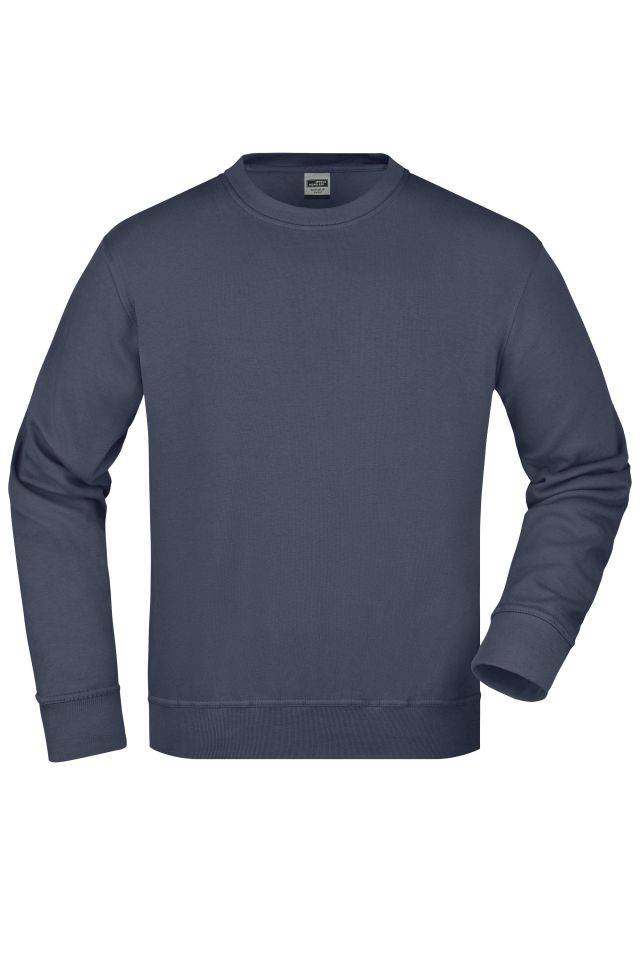 Workwear Sweatshirt Klassisches Rundhals-Sweatshirt blau, Gr. 5XL