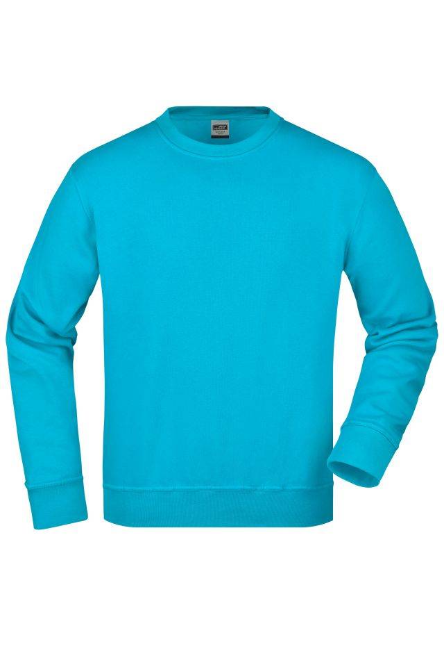 Workwear Sweatshirt Klassisches Rundhals-Sweatshirt blau, Gr. M