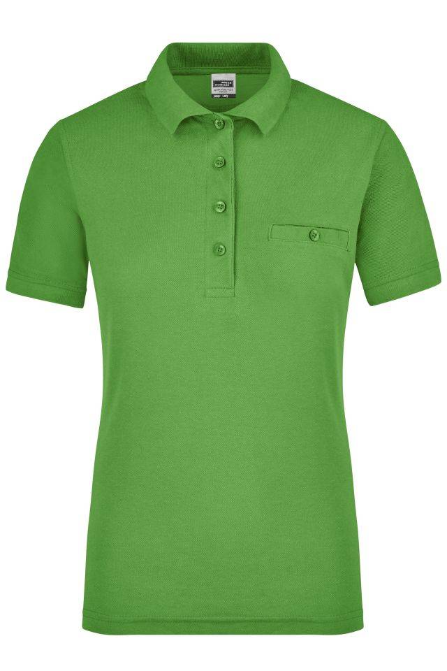 Ladies' Workwear Polo Pocket Pflegeleichtes und strapazierfähiges Polo mit Brusttasche grün, Gr. 3XL