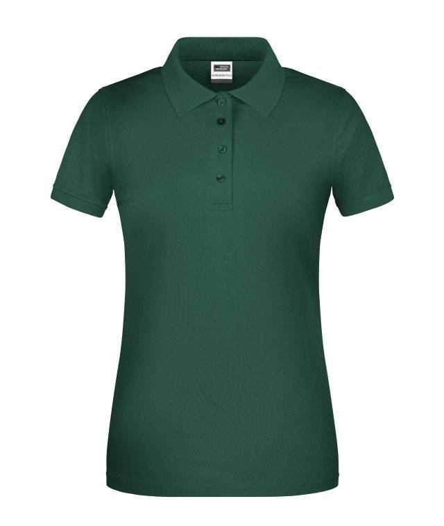 Ladies' BIO Workwear Polo Pflegeleichtes und strapazierfähiges Polo grün, Gr. 3XL