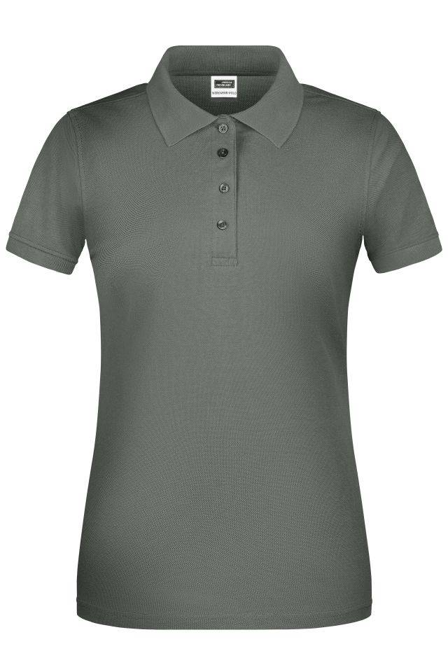 Ladies' BIO Workwear Polo Pflegeleichtes und strapazierfähiges Polo grau, Gr. XS