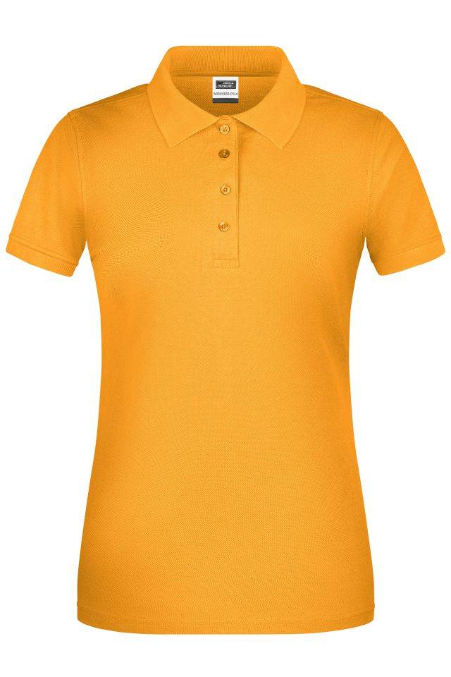 Ladies' BIO Workwear Polo Pflegeleichtes und strapazierfähiges Polo gelb, Gr. M