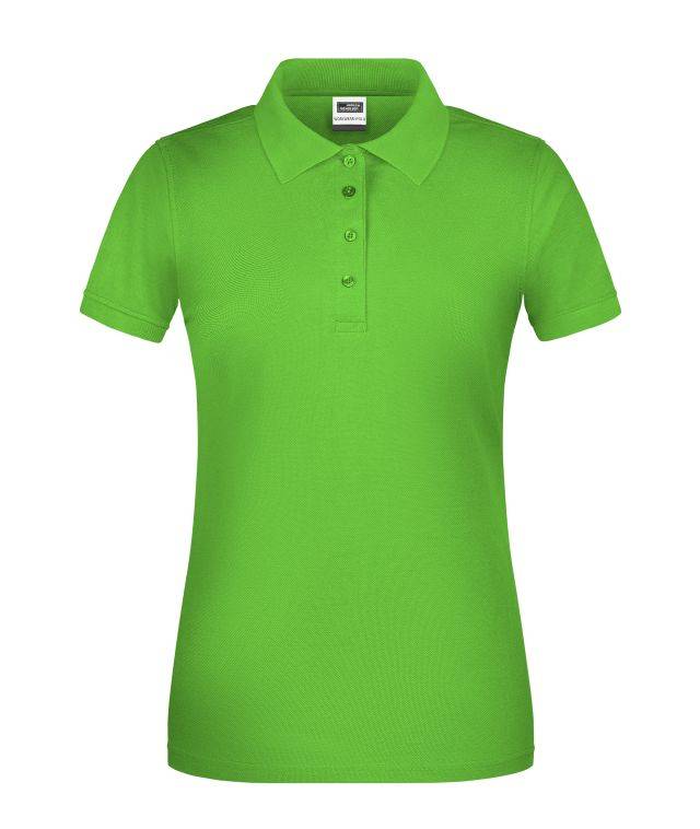 Ladies' BIO Workwear Polo Pflegeleichtes und strapazierfähiges Polo grün, Gr. S