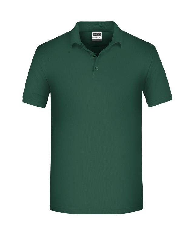 Men's BIO Workwear Polo Pflegeleichtes und strapazierfähiges Polo grün, Gr. 3XL