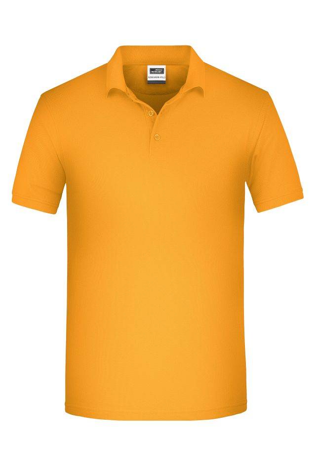 Men's BIO Workwear Polo Pflegeleichtes und strapazierfähiges Polo gelb, Gr. XL