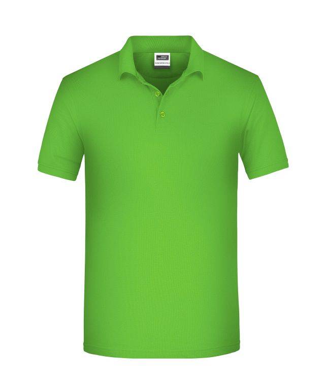 Men's BIO Workwear Polo Pflegeleichtes und strapazierfähiges Polo grün, Gr. XL