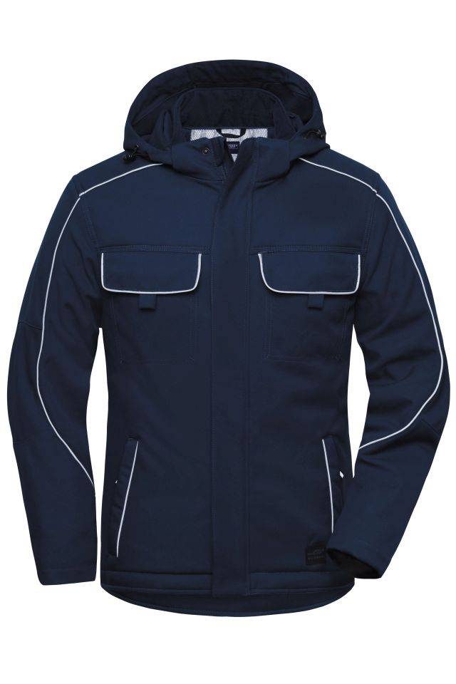 Workwear Softshell Padded Jacket - SOLID - Professionelle Softshelljacke mit warmem Innenfutter und hochwertigen Details