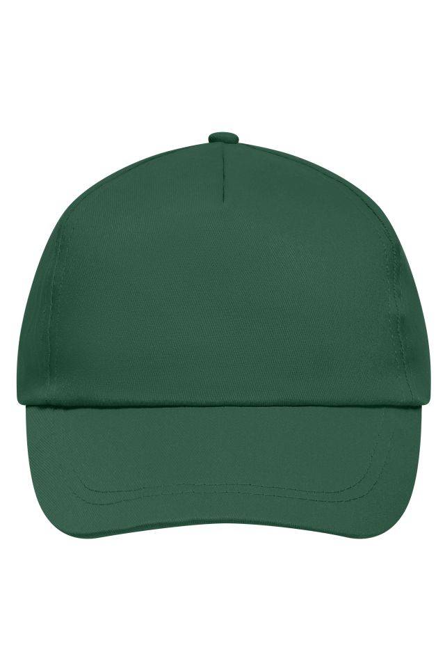 5 Panel Promo Cap Lightly Laminated Promo Cap mit leicht laminiertem Frontpanel grün, Gr. one size