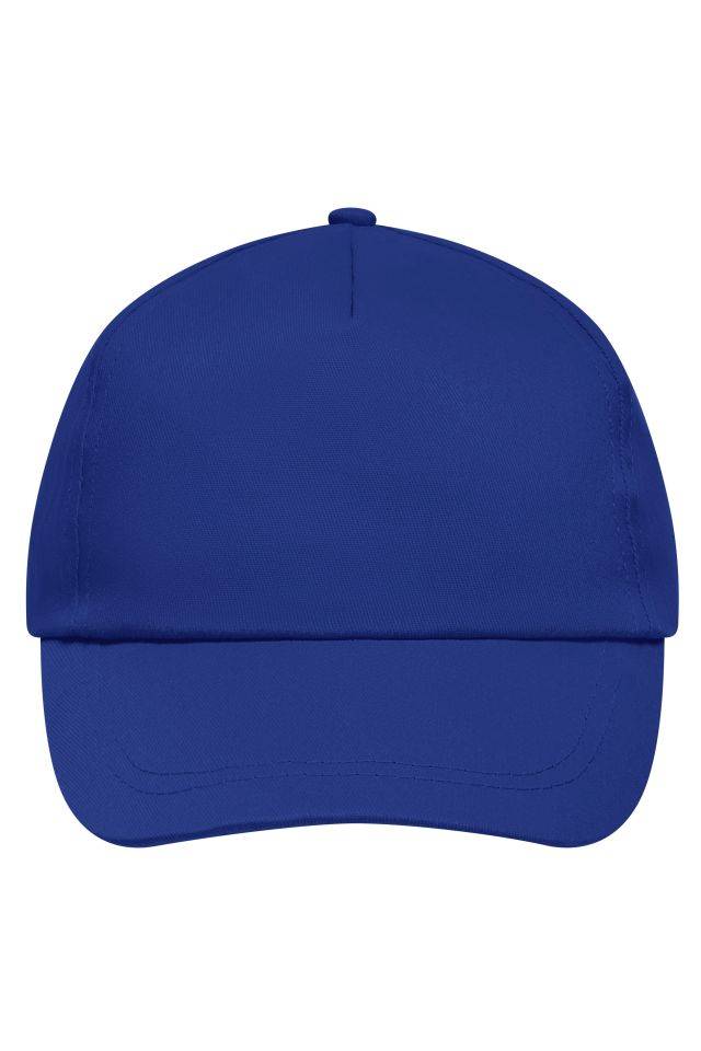 5 Panel Promo Cap Lightly Laminated Promo Cap mit leicht laminiertem Frontpanel blau, Gr. one size