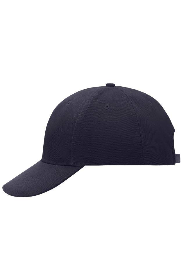 6 Panel Cap Laminated Klassisches Cap mit laminierten Frontpanels blau, Gr. one size