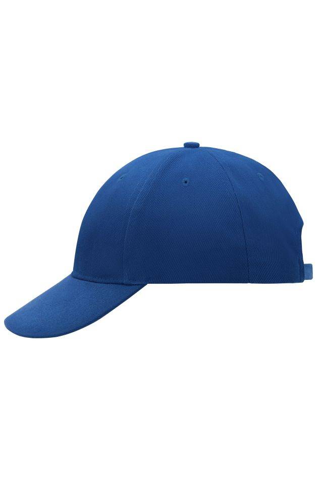 6 Panel Cap Low-Profile Klassisches 6 Panel Cap mit stirnanliegenden Frontpanels blau, Gr. one size